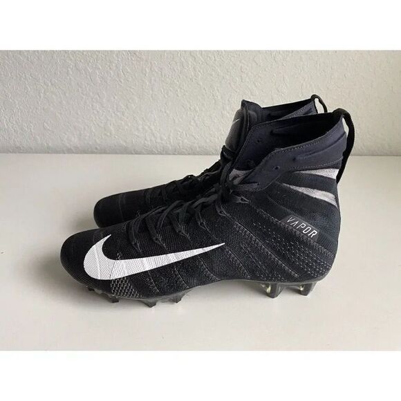 Nike Vapor Untouchable 3 Elite Black Promo Cleats AO3006-010 Men's Size 12.5 - Picture 5 of 14